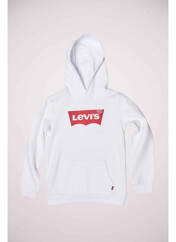 Sweat-shirt à capuche blanc LEVIS pour garçon seconde vue