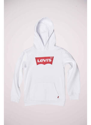 Sweat-shirt à capuche blanc LEVIS pour garçon