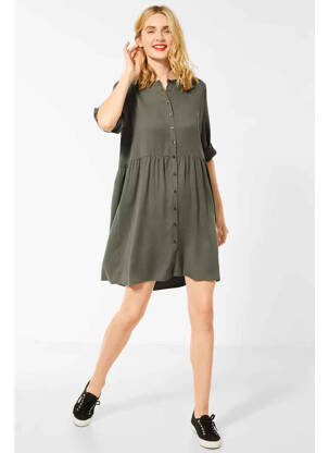 Robe longue vert STREET ONE femme