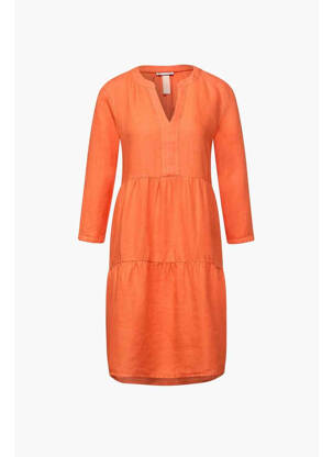 Robe courte orange STREET ONE femme