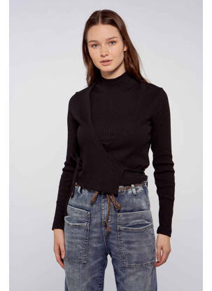 Gilet cache-cœur noir LEVI'S femme