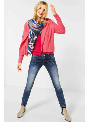 Gilet manches longues rose STREET ONE femme