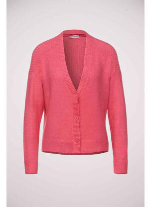 Gilet manches longues rose STREET ONE femme
