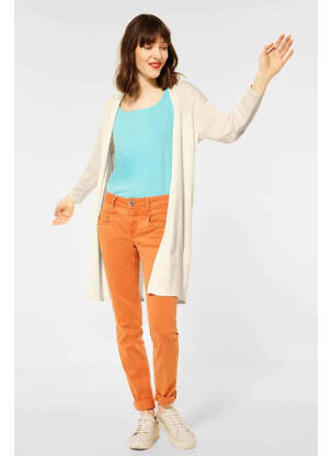 Gilet manches longues beige STREET ONE femme