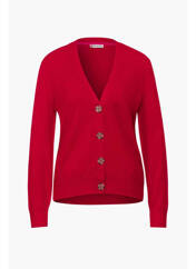 Gilet manches longues rouge STREET ONE pour femme seconde vue