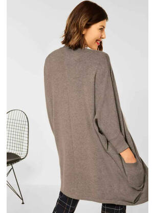 Gilet manches longues marron STREET ONE femme