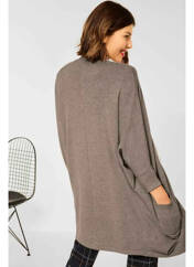 Gilet manches longues marron STREET ONE pour femme seconde vue