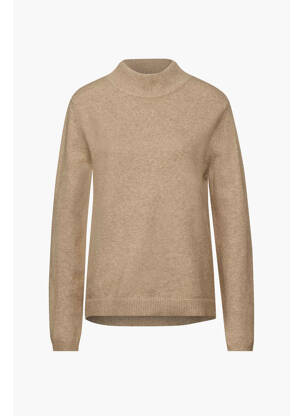 Pull col roulé beige STREET ONE femme