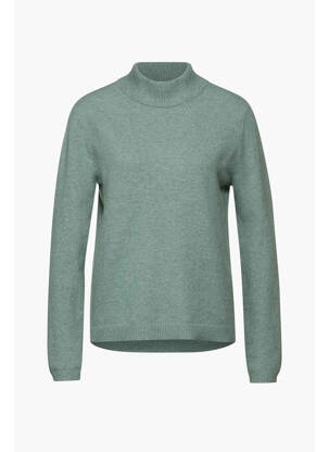 Pull col roulé vert STREET ONE femme