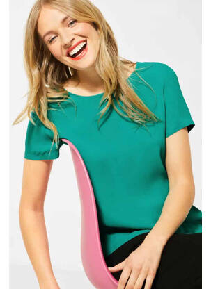 T-shirt bleu STREET ONE femme