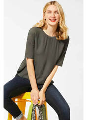 T-shirt vert STREET ONE pour femme seconde vue