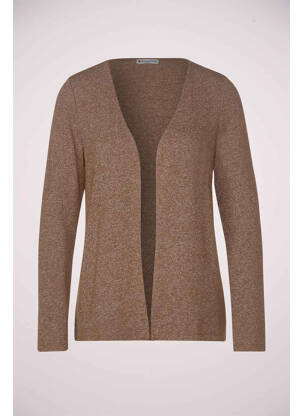 Gilet manches longues marron STREET ONE femme