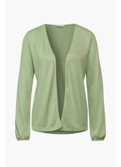 Gilet manches longues vert STREET ONE pour femme seconde vue