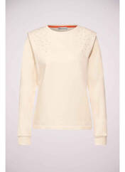 Sweat-shirt beige STREET ONE pour femme seconde vue