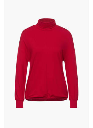 Pull col roulé rouge STREET ONE femme