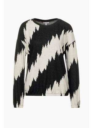 T-shirt noir STREET ONE femme