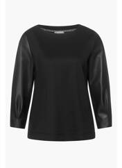 Sweat-shirt noir STREET ONE pour femme seconde vue