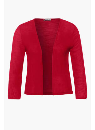 Gilet manches longues rouge STREET ONE femme