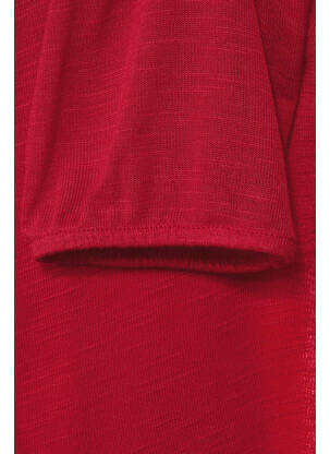 Gilet manches longues rouge STREET ONE femme