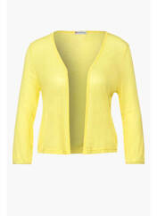 Gilet cache-cœur jaune STREET ONE pour femme seconde vue