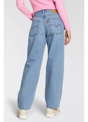 Jeans coupe droite bleu LEVI'S femme