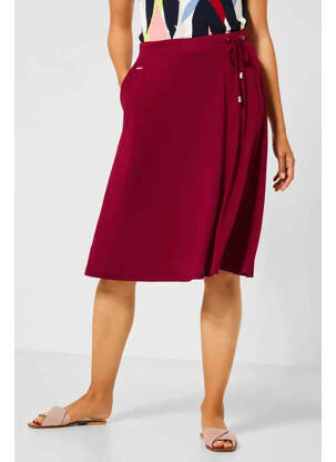Jupe courte rouge STREET ONE femme