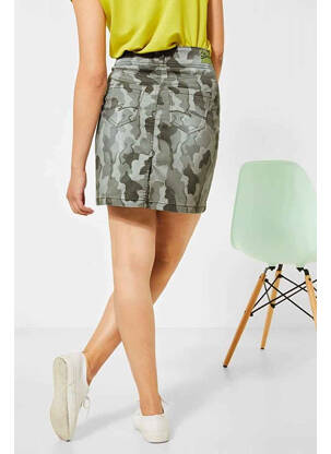 Jupe courte vert STREET ONE femme