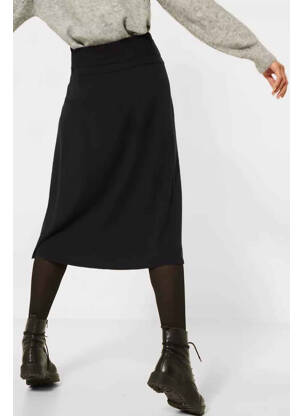 Jupe mi-longue noir STREET ONE femme