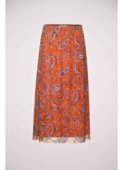 Jupe longue orange STREET ONE pour femme seconde vue