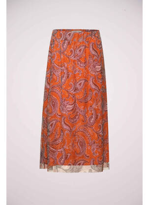 Jupe longue orange STREET ONE pour femme