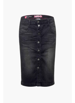 Jupe mi-longue noir STREET ONE femme