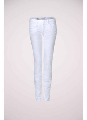 Jeans coupe slim blanc STREET ONE femme