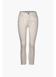 Jeans coupe slim beige STREET ONE femme