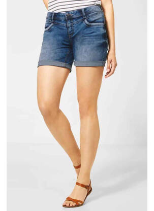 Short bleu STREET ONE femme