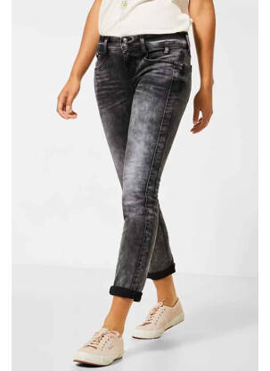 Jeans coupe slim noir STREET ONE femme