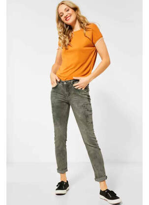 Pantalon cargo bleu STREET ONE femme