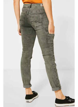 Pantalon cargo bleu STREET ONE femme