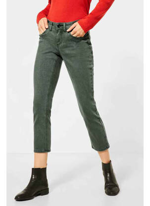 Jeans coupe slim vert STREET ONE femme