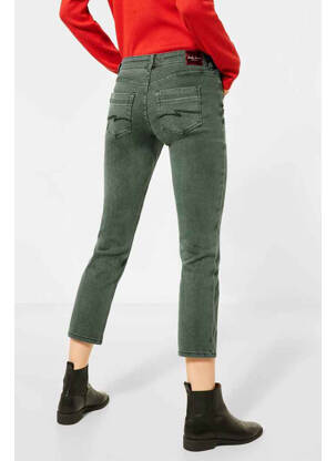 Jeans coupe slim vert STREET ONE femme