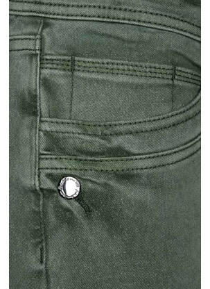 Jeans coupe slim vert STREET ONE femme