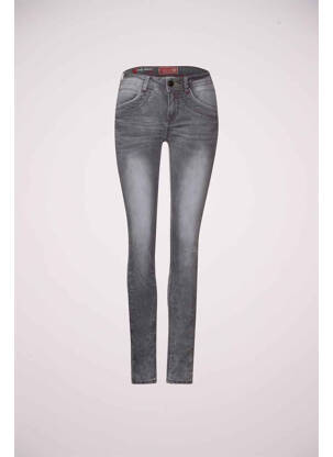 Jeans coupe slim gris STREET ONE pour femme