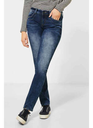 Jeans coupe droite bleu STREET ONE femme