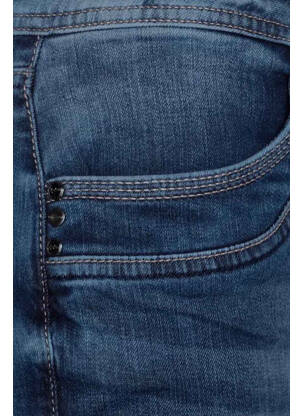 Jeans coupe droite bleu STREET ONE femme