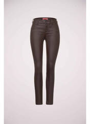 Pantalon slim marron STREET ONE pour femme seconde vue