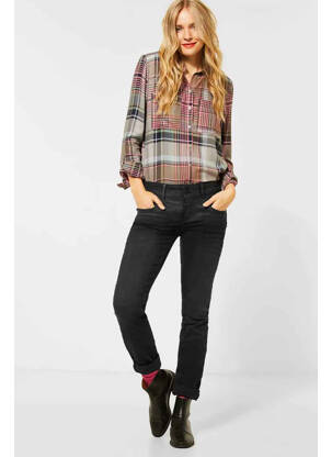 Jeans coupe slim noir STREET ONE femme