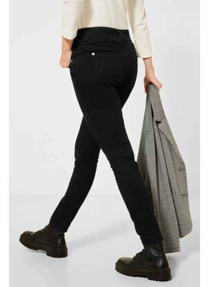 Jeans coupe slim noir STREET ONE femme