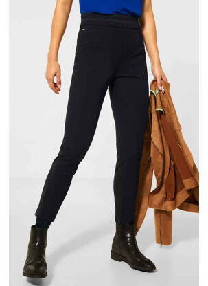 Pantalon slim noir STREET ONE femme