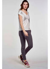 Pantalon slim gris STREET ONE pour femme seconde vue