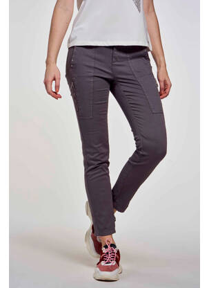 Pantalon slim gris STREET ONE femme
