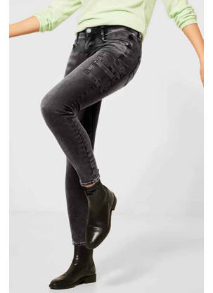 Jeans coupe slim noir STREET ONE femme